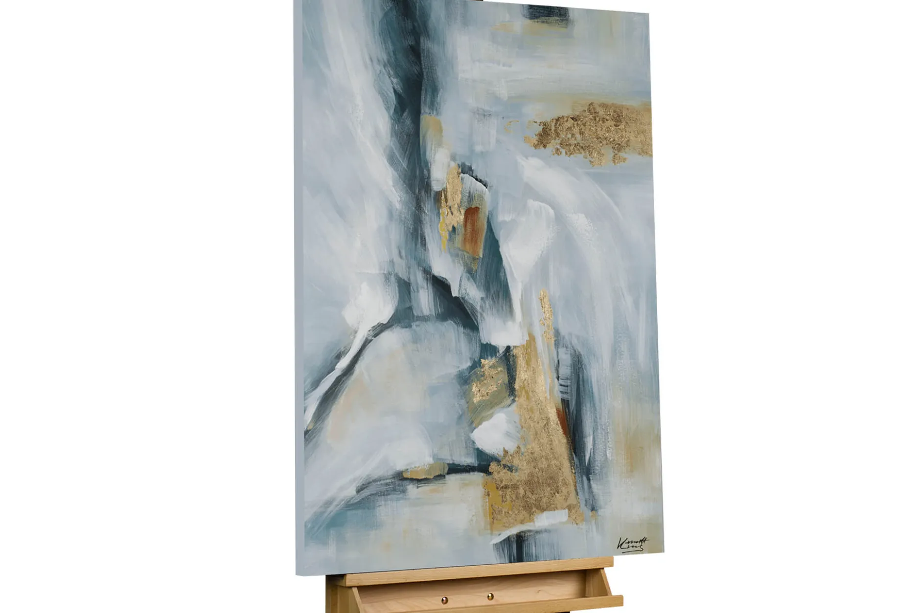 Handgemaltes Gemälde 'Schatz von Atlantis' 75x100cm | inkl. Echtheitszertifikat