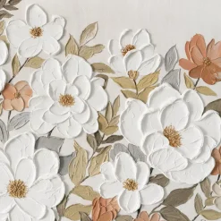 Handgemaltes Gemälde 'Schneeblumensinfonie' | Echtheitszertifikat inklusive