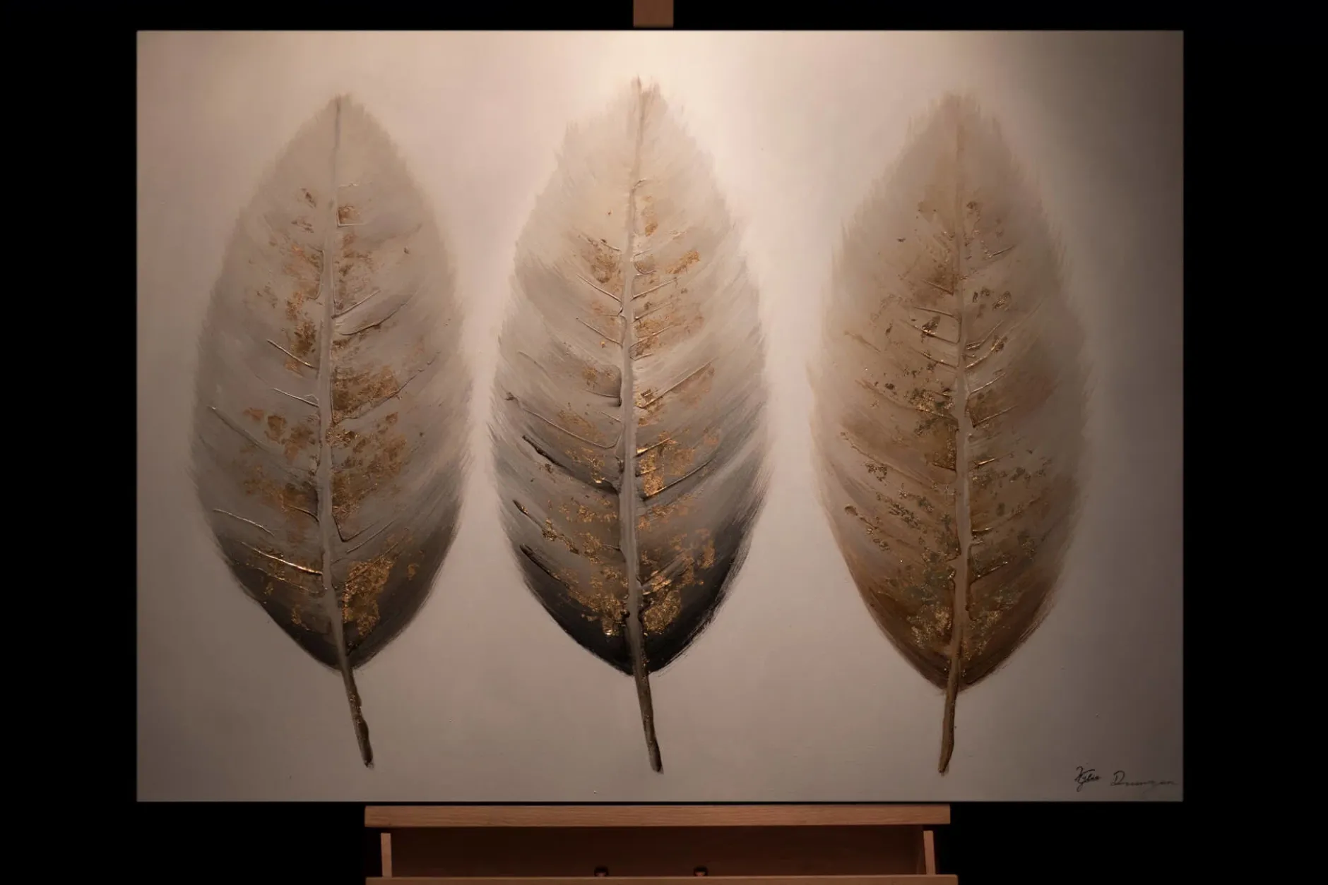 Handgemaltes Gemälde 'Schwebender Zauber' 100x75cm | inkl. Echtheitszertifikat