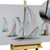 Handgemaltes Gemälde 'Schwellende Segel' 100x75cm | inkl. Echtheitszertifikat