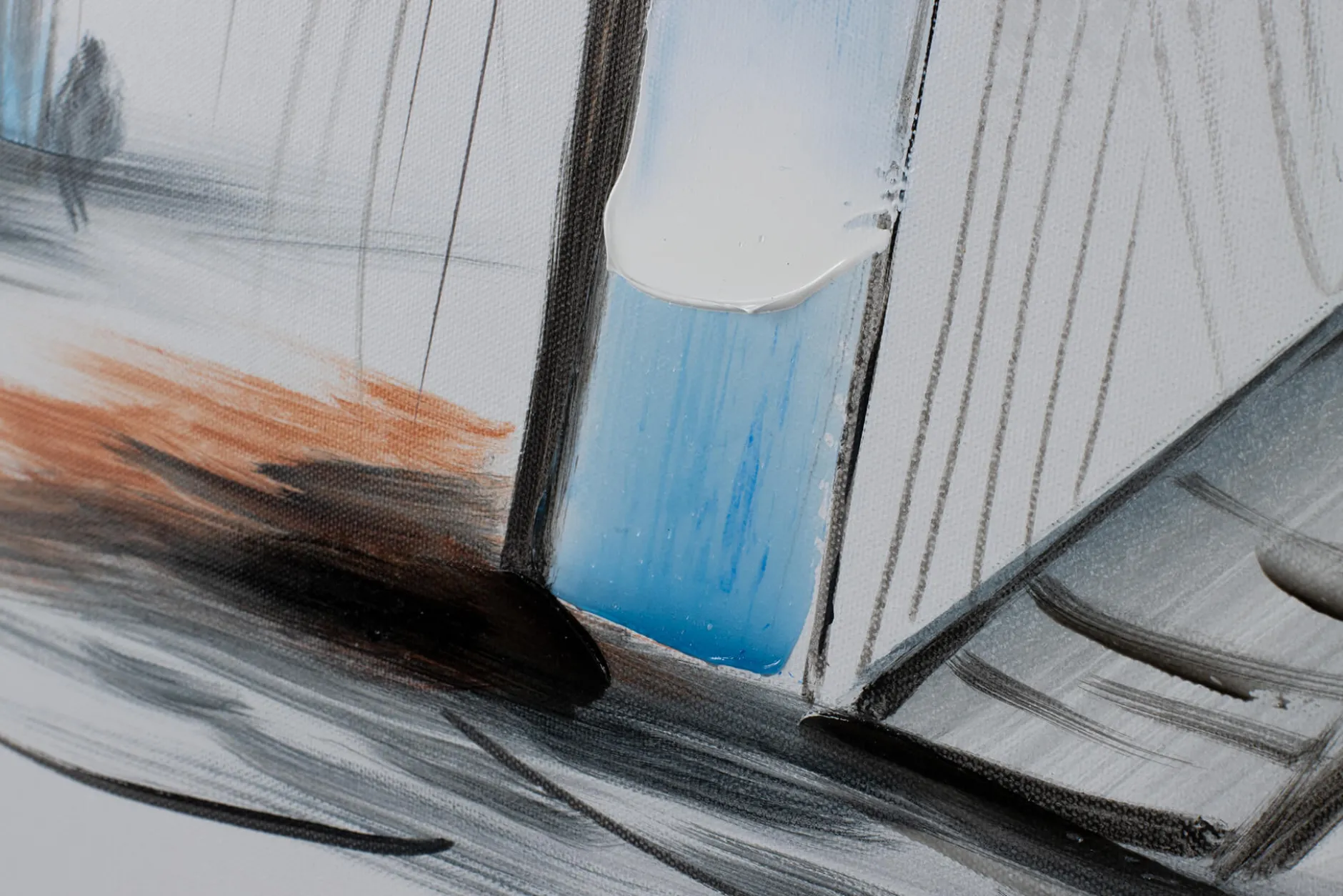 Handgemaltes Gemälde 'Schwellende Segel' 100x75cm | inkl. Echtheitszertifikat
