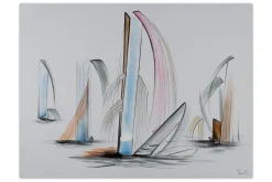 Handgemaltes Gemälde 'Schwellende Segel' 100x75cm | inkl. Echtheitszertifikat