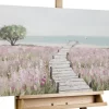 Handgemaltes Gemälde 'Sea of Flowers' 100x50cm | inkl. Echtheitszertifikat
