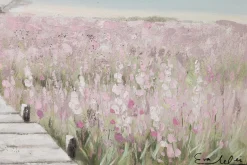 Handgemaltes Gemälde 'Sea of Flowers' 100x50cm | inkl. Echtheitszertifikat