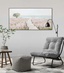 Handgemaltes Gemälde 'Sea of Flowers' 100x50cm | inkl. Echtheitszertifikat