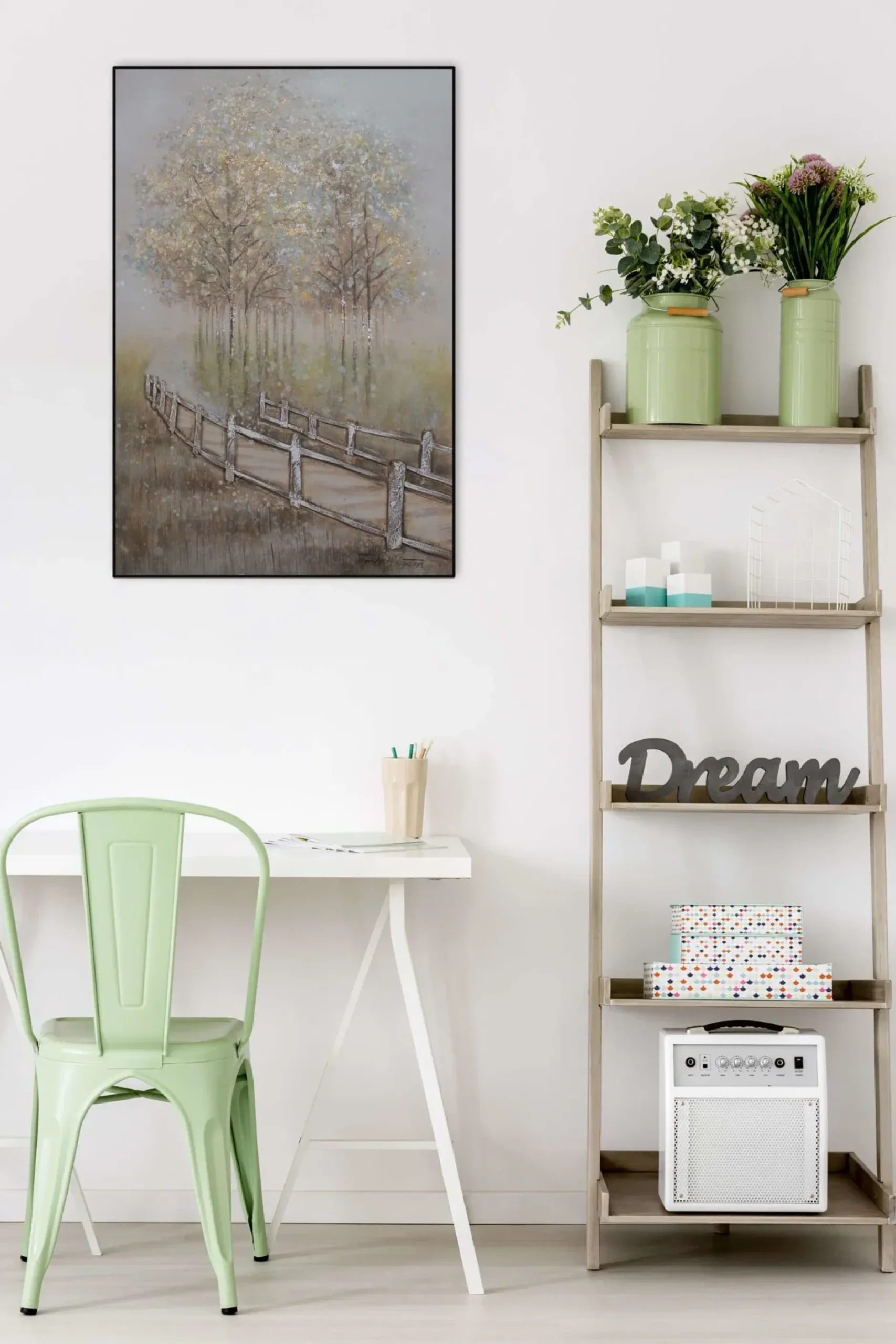 Handgemaltes Gemälde 'Secret Path' 60x90cm | inkl. Echtheitszertifikat