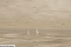 Handgemaltes Gemälde 'Sehnsucht nach Meer' 90x60cm | inkl. Echtheitszertifikat