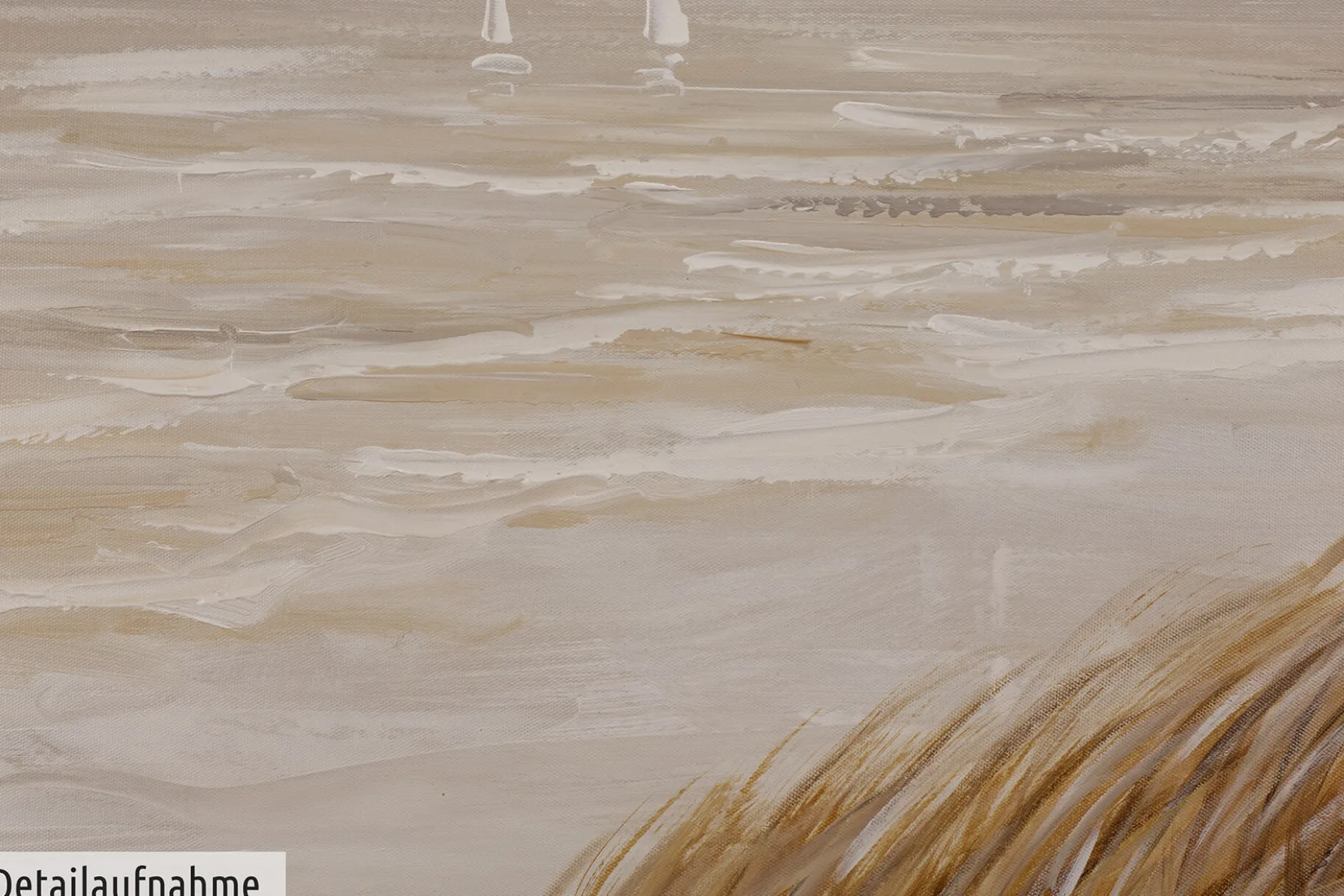 Handgemaltes Gemälde 'Sehnsucht nach Meer' 90x60cm | inkl. Echtheitszertifikat