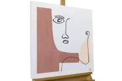 Handgemaltes Gemälde 'Self-reflection' 60x60cm | inkl. Echtheitszertifikat
