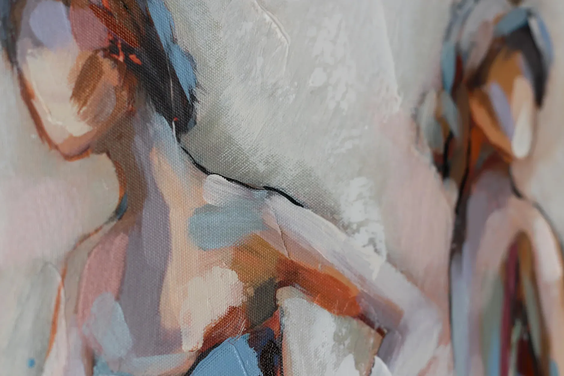 Handgemaltes Gemälde 'Sensuous Dance' 100x50cm | inkl. Echtheitszertifikat