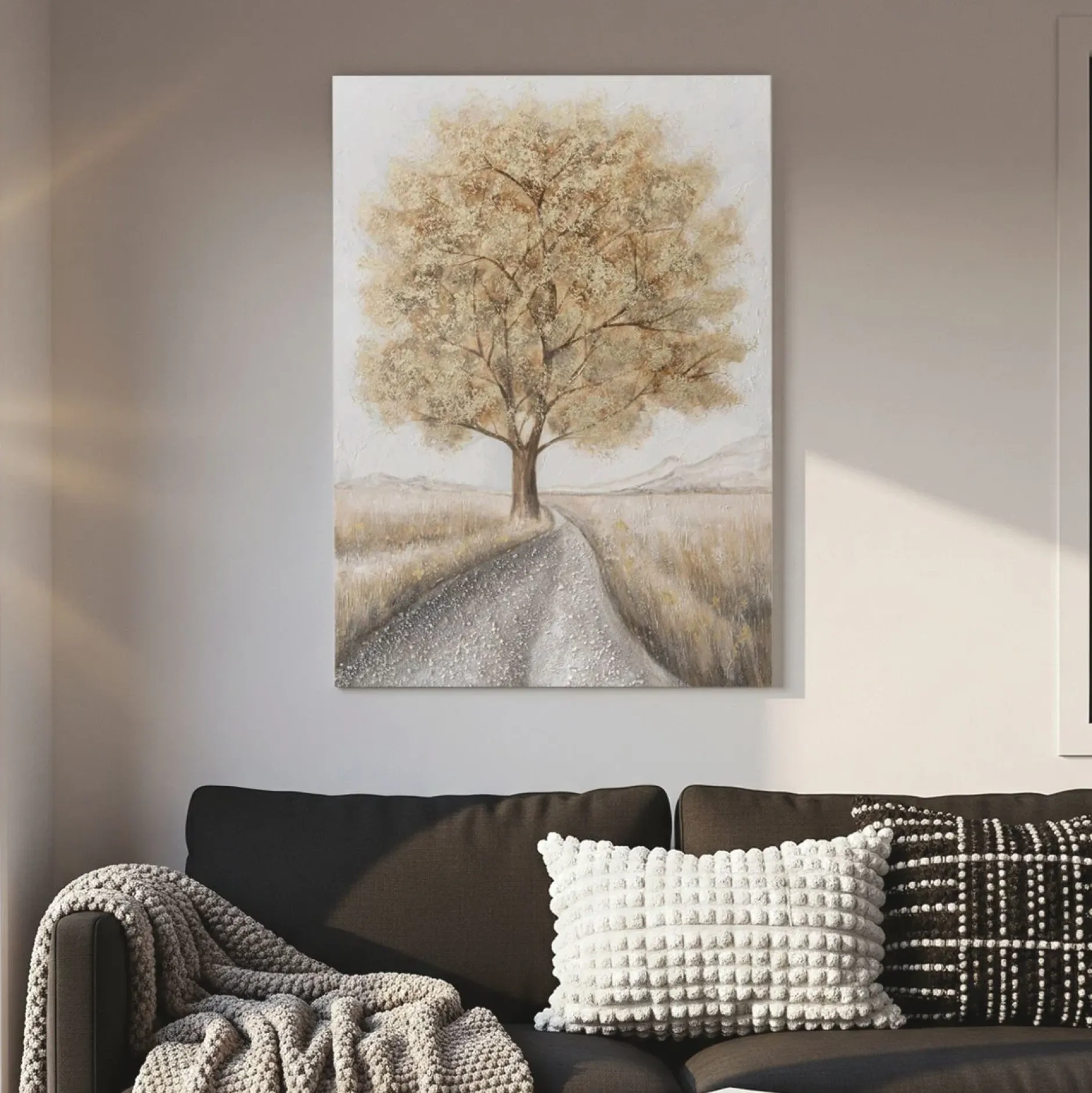 Handgemaltes Gemälde 'Serenity in Nature' 60x90cm | inkl. Echtheitszertifikat
