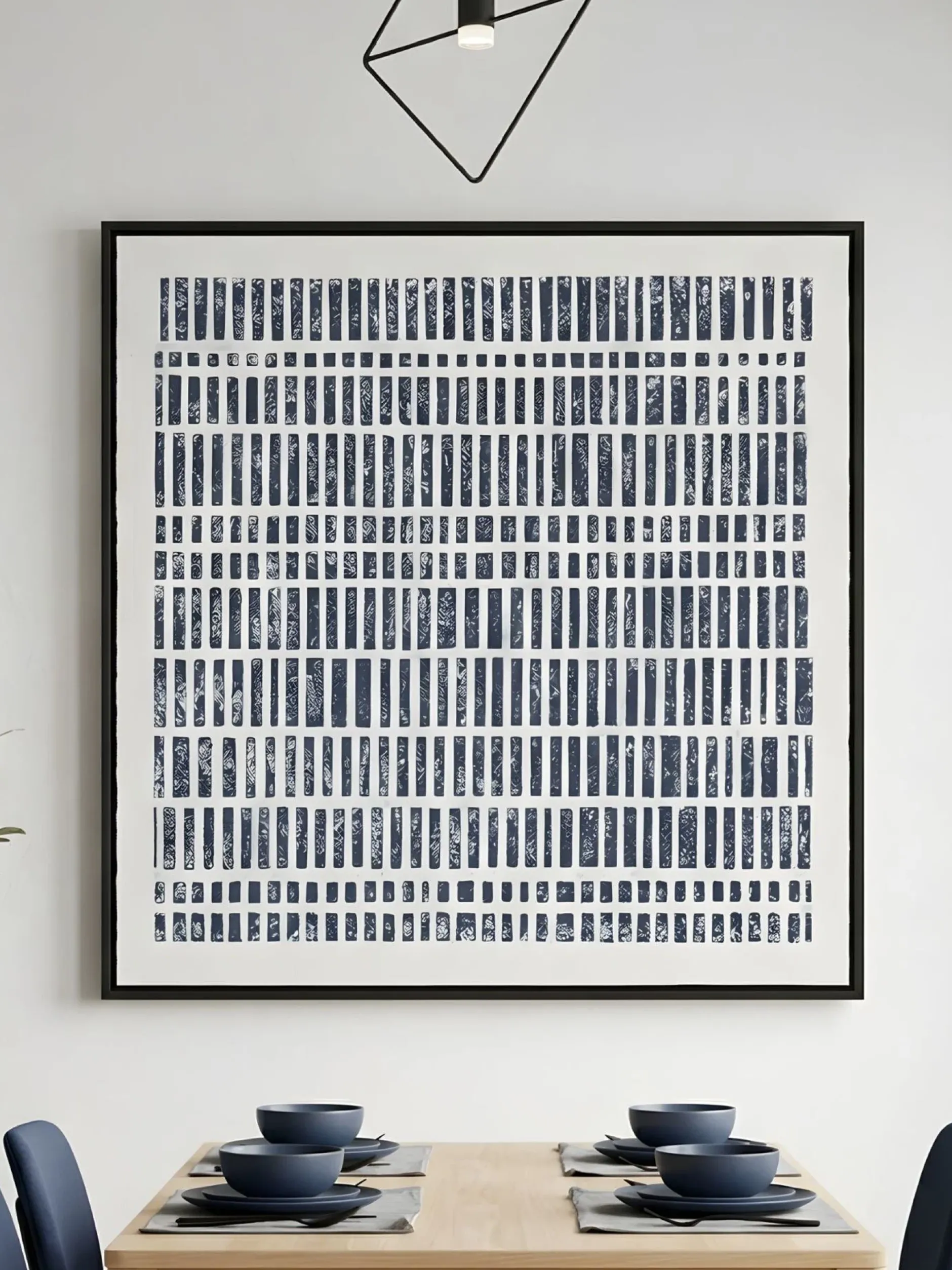 Handgemaltes Gemälde 'Shadow Sequence' 60x60cm | inkl. Echtheitszertifikat