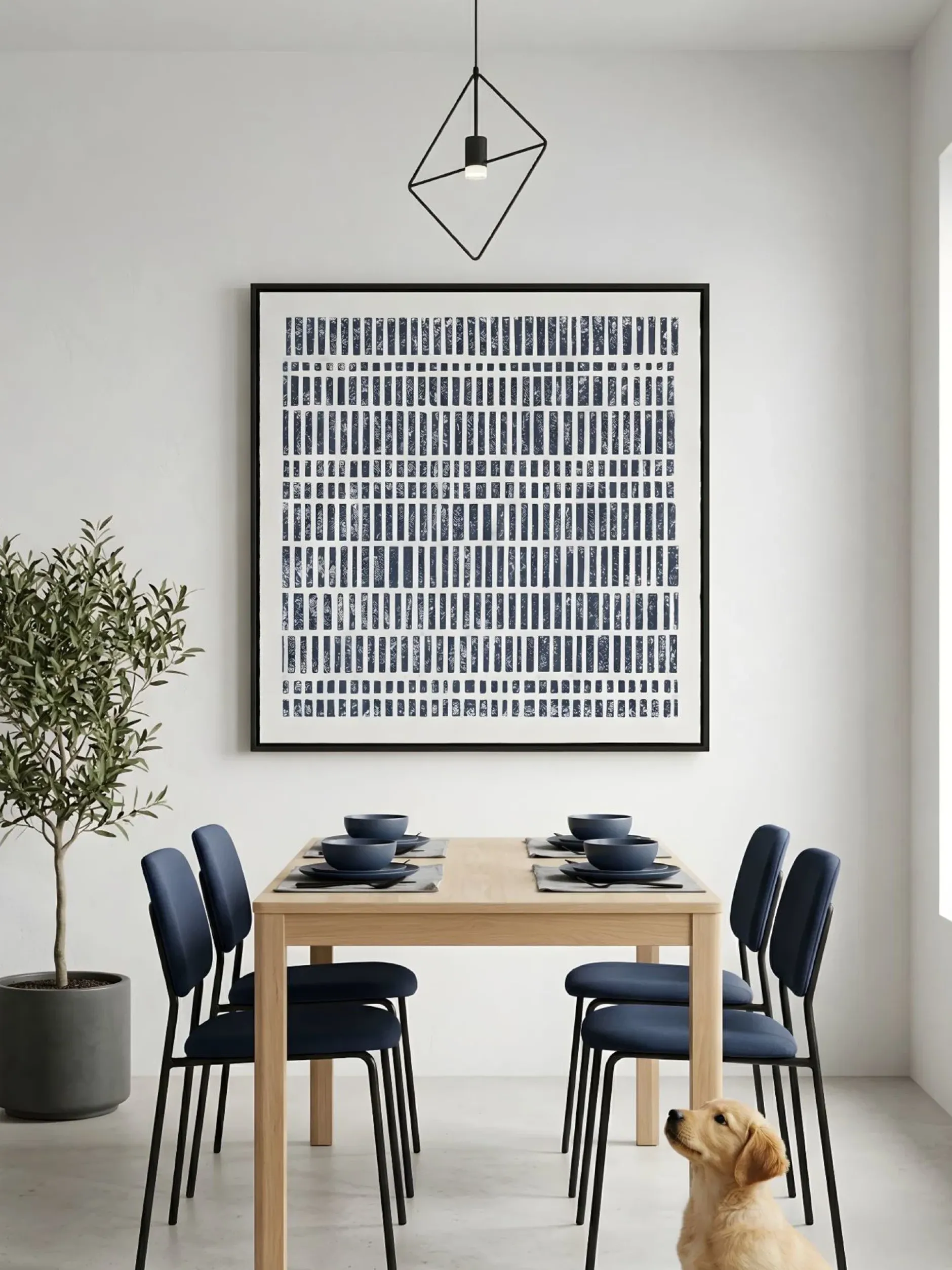 Handgemaltes Gemälde 'Shadow Sequence' 60x60cm | inkl. Echtheitszertifikat