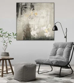 Handgemaltes Gemälde 'She Turns to Leave' 80x80cm | inkl. Echtheitszertifikat