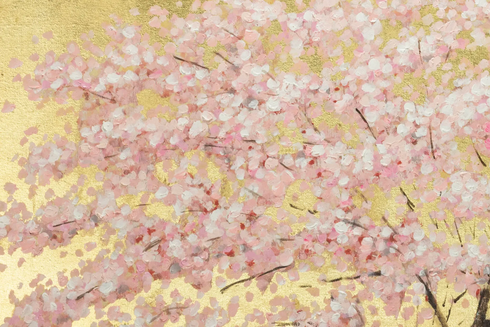 Handgemaltes Gemälde 'Short and Sweet Sakura' | inkl. Echtheitszertifikat