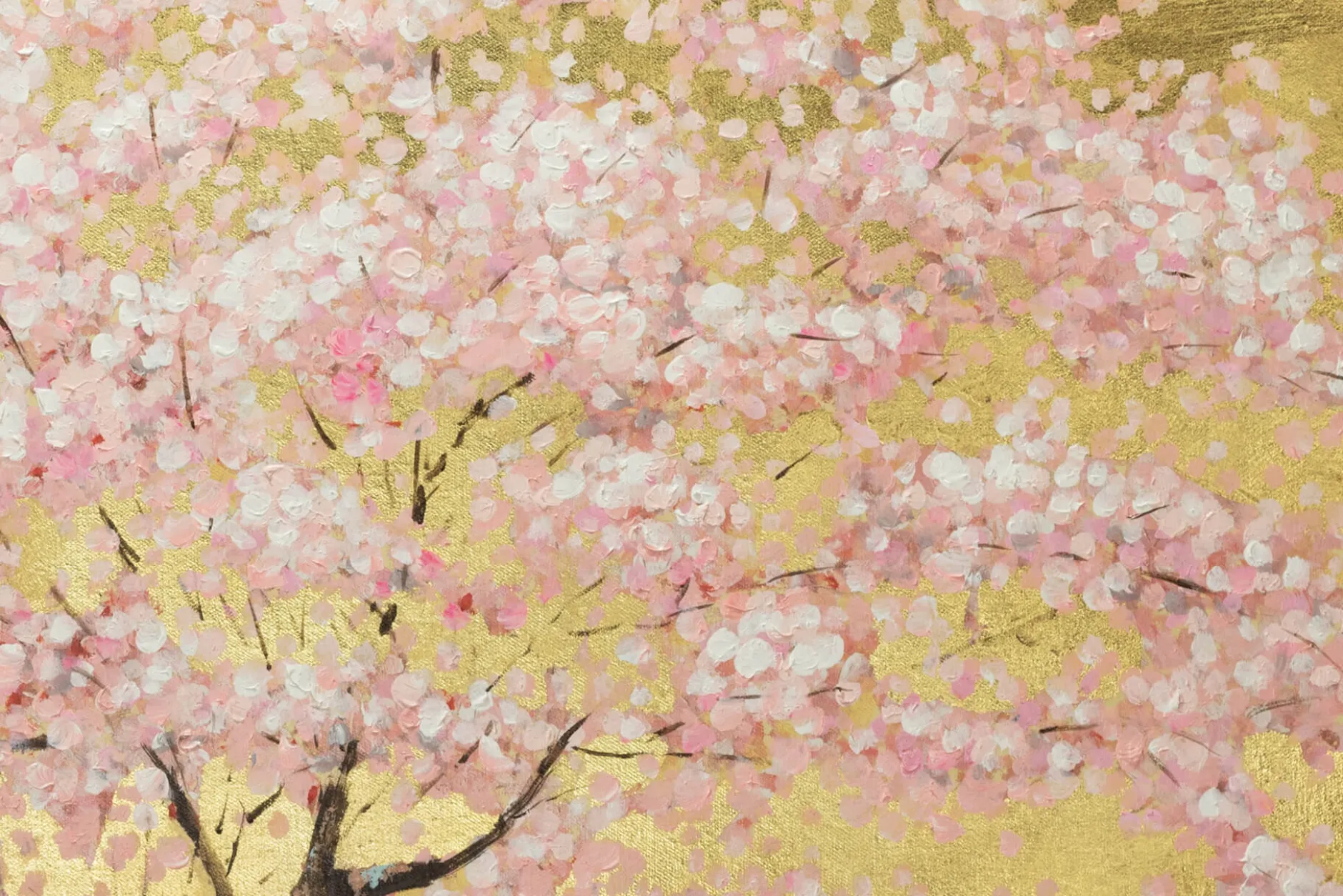 Handgemaltes Gemälde 'Short and Sweet Sakura' | inkl. Echtheitszertifikat