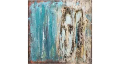 Handgemaltes Gemälde 'Shower of Crystals' 80x80cm | inkl. Echtheitszertifikat