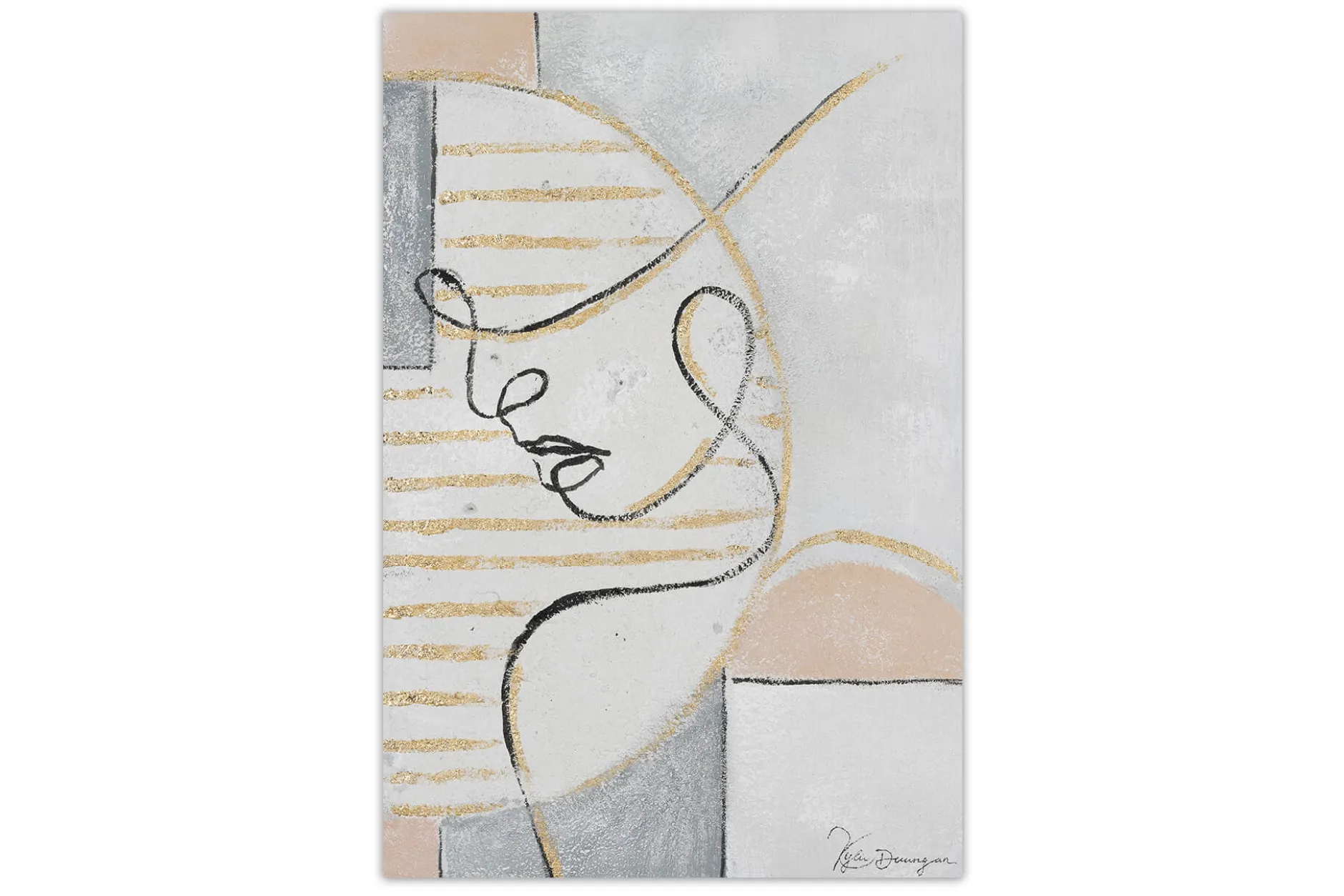 Handgemaltes Gemälde 'Show your Face' 50x75cm | inkl. Echtheitszertifikat