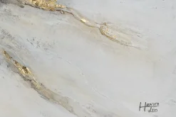 Handgemaltes Gemälde 'Silver Miracle' 120x60cm | inkl. Echtheitszertifikat