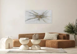 Handgemaltes Gemälde 'Silver Miracle' 120x60cm | inkl. Echtheitszertifikat
