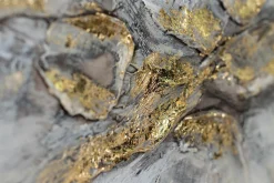 Handgemaltes Gemälde 'Silver Miracle' 120x60cm | inkl. Echtheitszertifikat