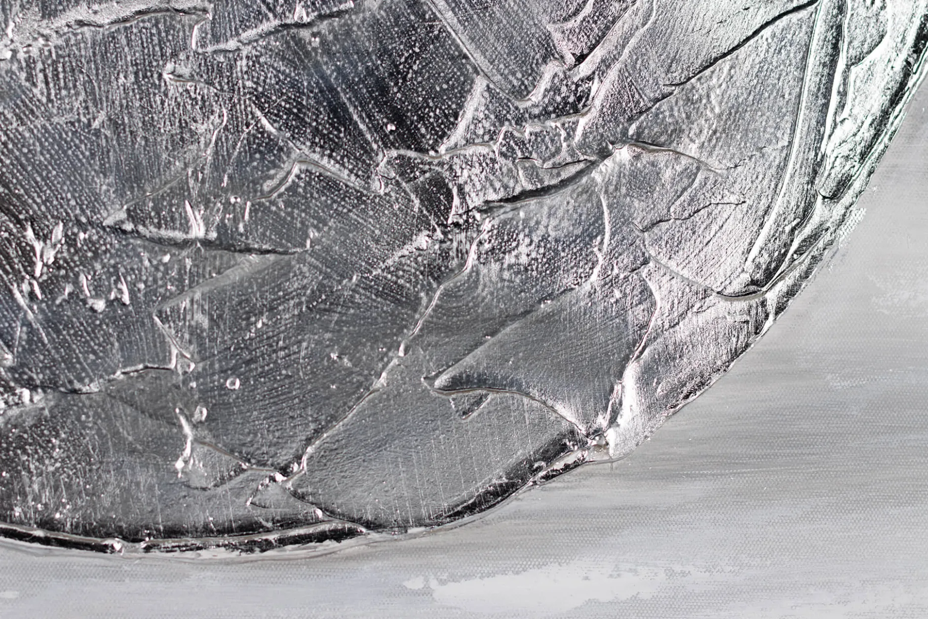 Handgemaltes Gemälde 'Silver Moon' 60x90cm | inkl. Echtheitszertifikat