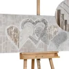 Handgemaltes Gemälde 'Simply Love' 150x50cm | inkl. Echtheitszertifikat