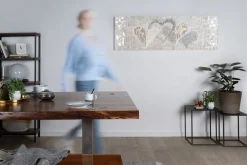 Handgemaltes Gemälde 'Simply Love' 150x50cm | inkl. Echtheitszertifikat