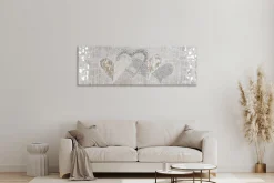 Handgemaltes Gemälde 'Simply Love' 150x50cm | inkl. Echtheitszertifikat
