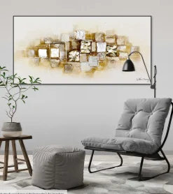 Handgemaltes Gemälde 'Slick as a Brick' 120x60cm | inkl. Echtheitszertifikat