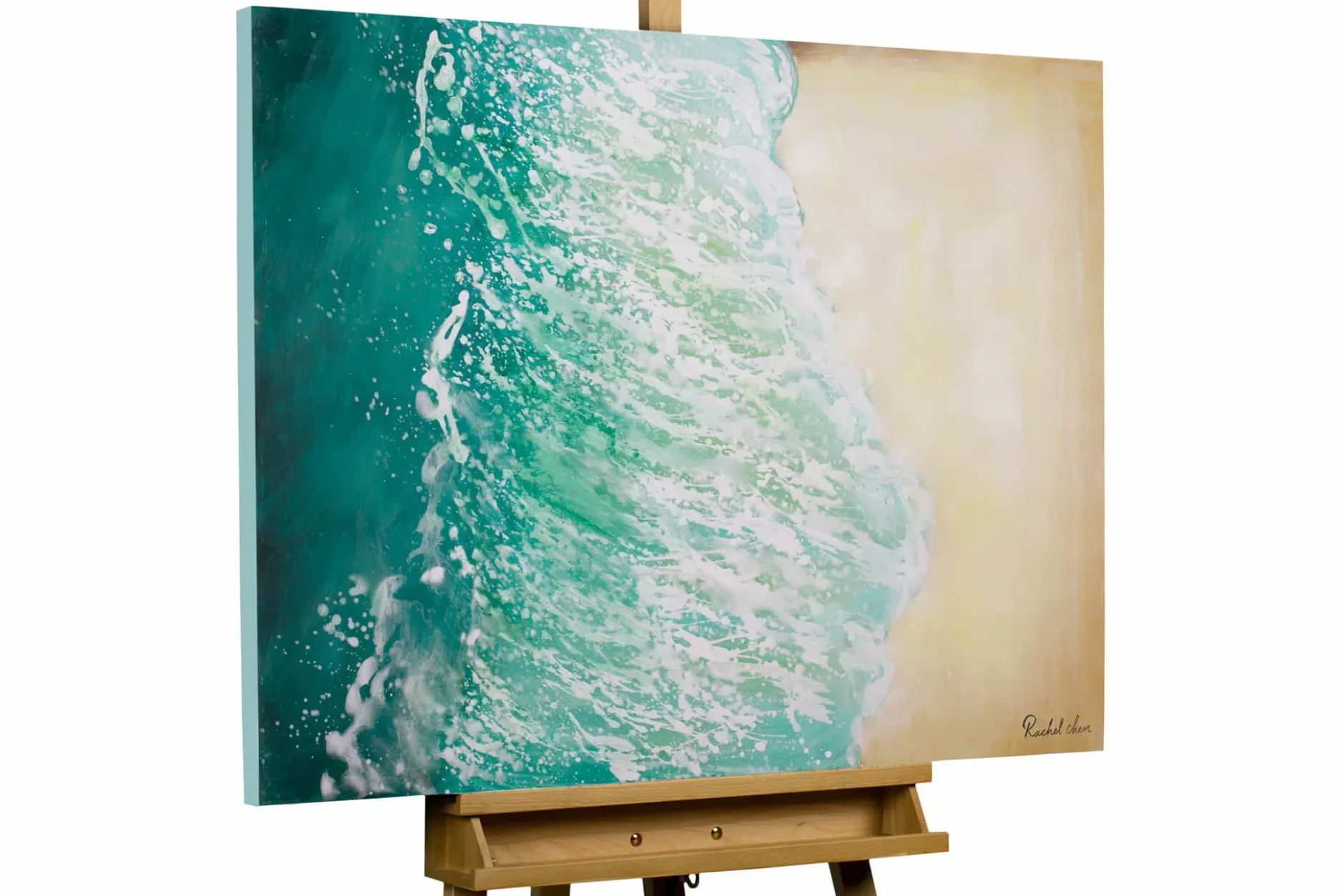 Handgemaltes Gemälde 'Sommer in Ibiza' 100x75cm | inkl. Echtheitszertifikat