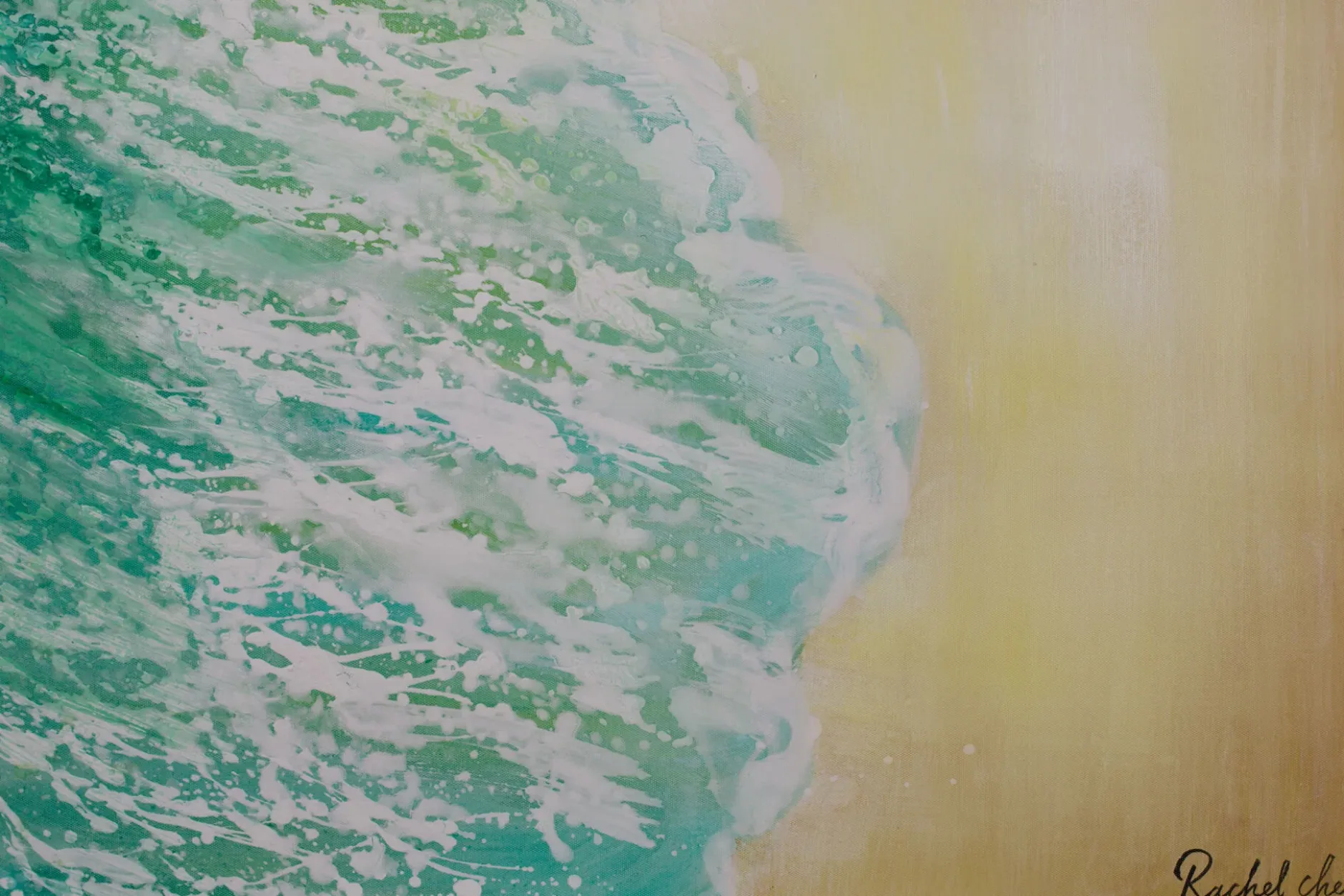 Handgemaltes Gemälde 'Sommer in Ibiza' 100x75cm | inkl. Echtheitszertifikat