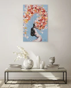 Handgemaltes Gemälde 'Soul Blossom' 60x90cm | inkl. Echtheitszertifikat