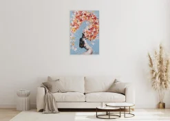 Handgemaltes Gemälde 'Soul Blossom' 60x90cm | inkl. Echtheitszertifikat