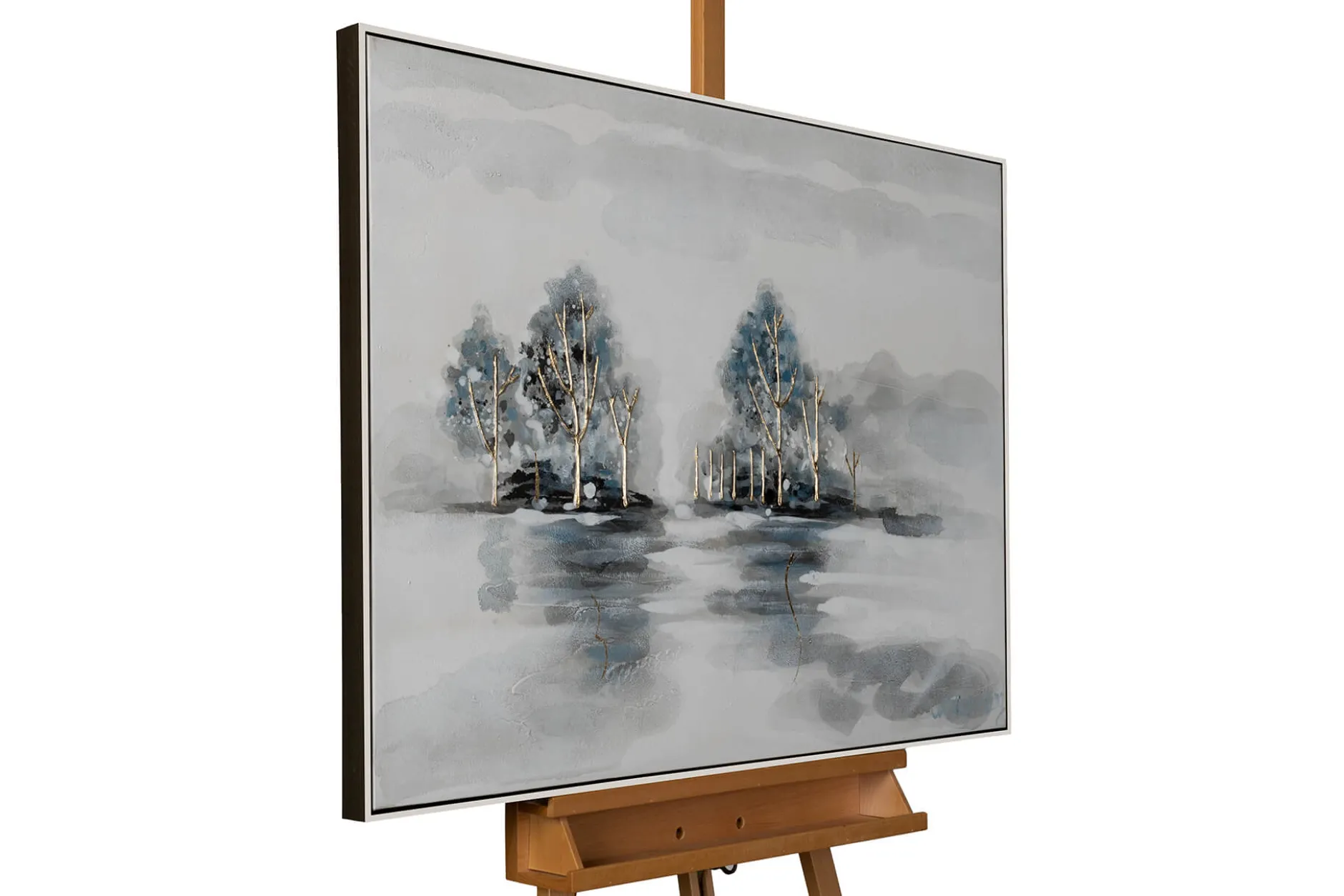 Handgemaltes Gemälde 'Spaziergang im Herbst' 100x75cm | inkl. Echtheitszertifikat