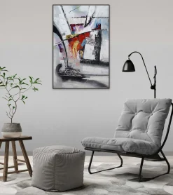 Handgemaltes Gemälde 'Spiegelkabinett' 80x120cm | inkl. Echtheitszertifikat