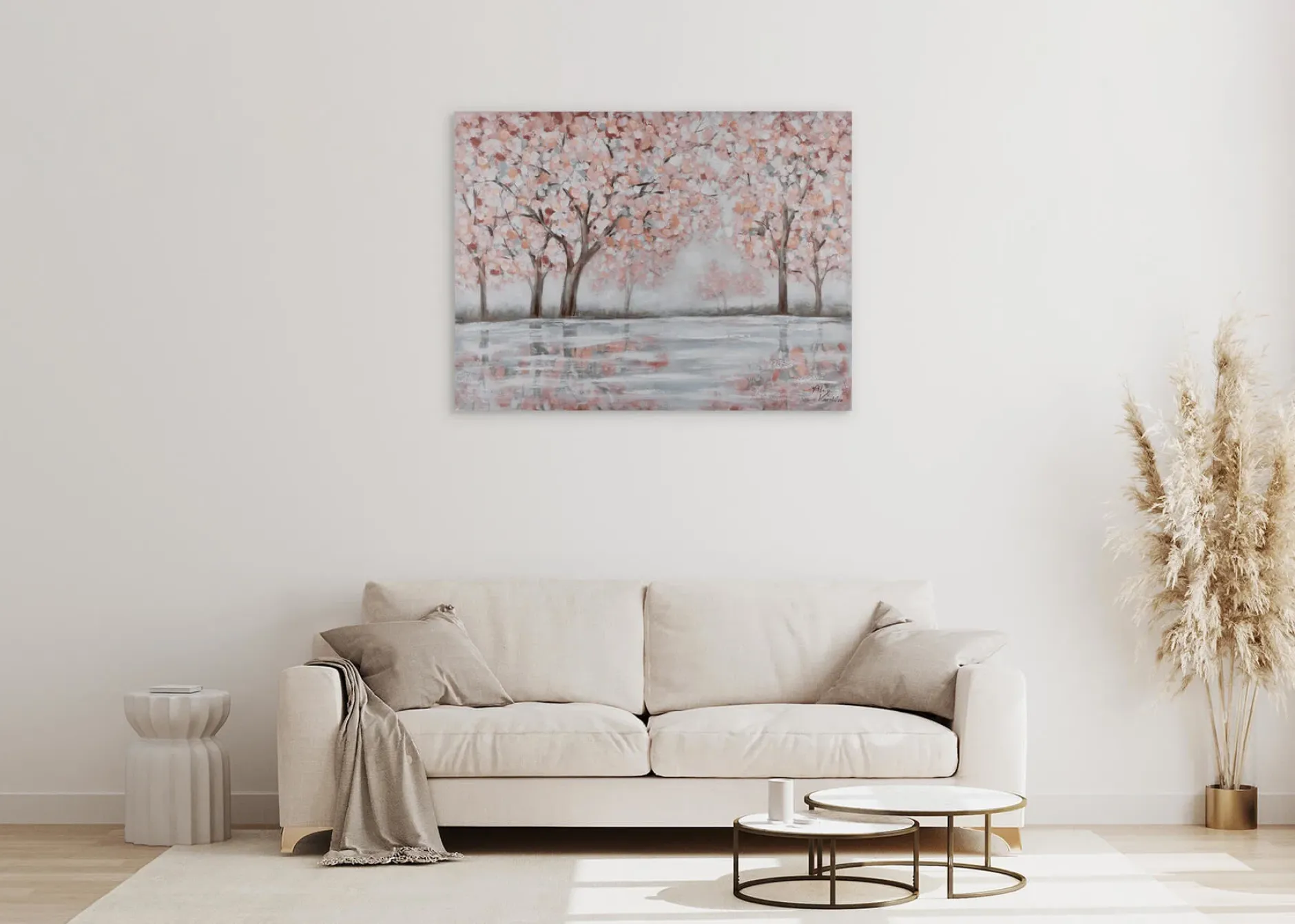 Handgemaltes Gemälde 'Spring Garden' 100x75cm | inkl. Echtheitszertifikat