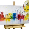 Handgemaltes Gemälde 'Station Lebkuchen' 120x60cm | inkl. Echtheitszertifikat