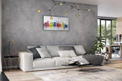 Handgemaltes Gemälde 'Station Lebkuchen' 120x60cm | inkl. Echtheitszertifikat