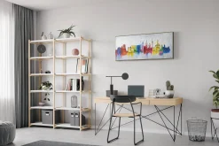 Handgemaltes Gemälde 'Station Lebkuchen' 120x60cm | inkl. Echtheitszertifikat