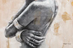 Handgemaltes Gemälde 'Stille Anmut' 70x100cm | inkl. Echtheitszertifikat
