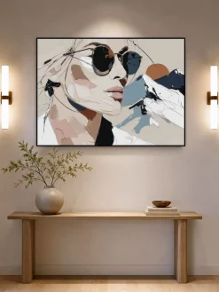 Handgemaltes Gemälde 'Stiller Glamour' | Echtheitszertifikat inklusive