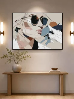 Handgemaltes Gemälde 'Stiller Glamour' | Echtheitszertifikat inklusive