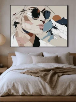 Handgemaltes Gemälde 'Stiller Glamour' | Echtheitszertifikat inklusive