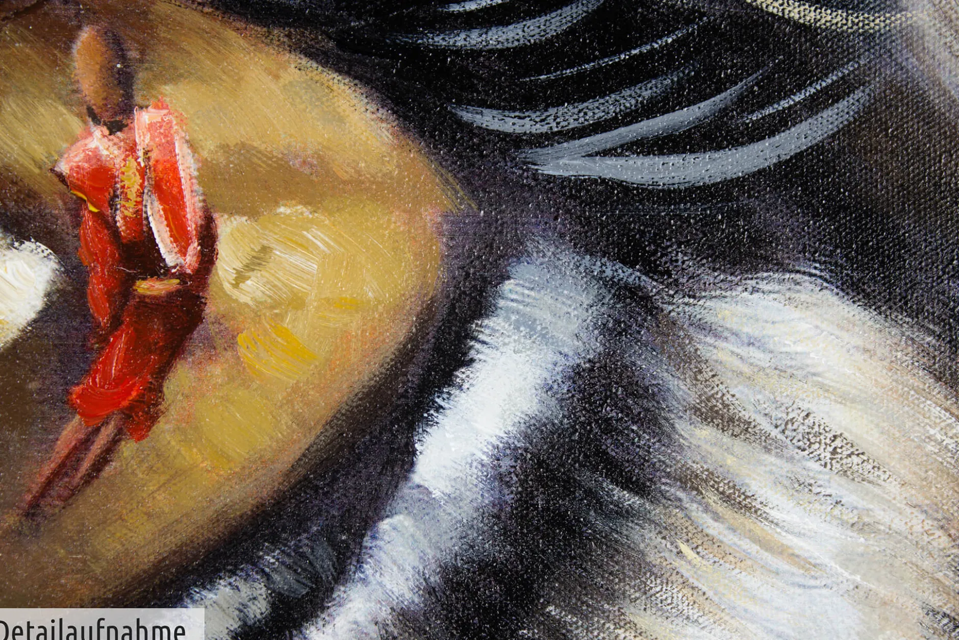 Handgemaltes Gemälde 'Stilles Gewissen' 80x80cm | inkl. Echtheitszertifikat