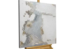 Handgemaltes Gemälde 'Stone Wall' 80x80cm | inkl. Echtheitszertifikat