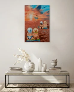 Handgemaltes Gemälde 'Strandurlaubstage' 60x90cm | inkl. Echtheitszertifikat