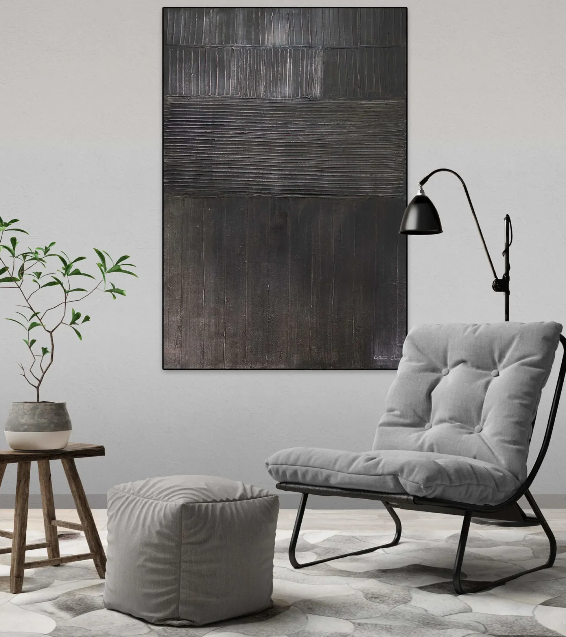 Handgemaltes Gemälde 'Streets of Hope' 80x120cm | inkl. Echtheitszertifikat