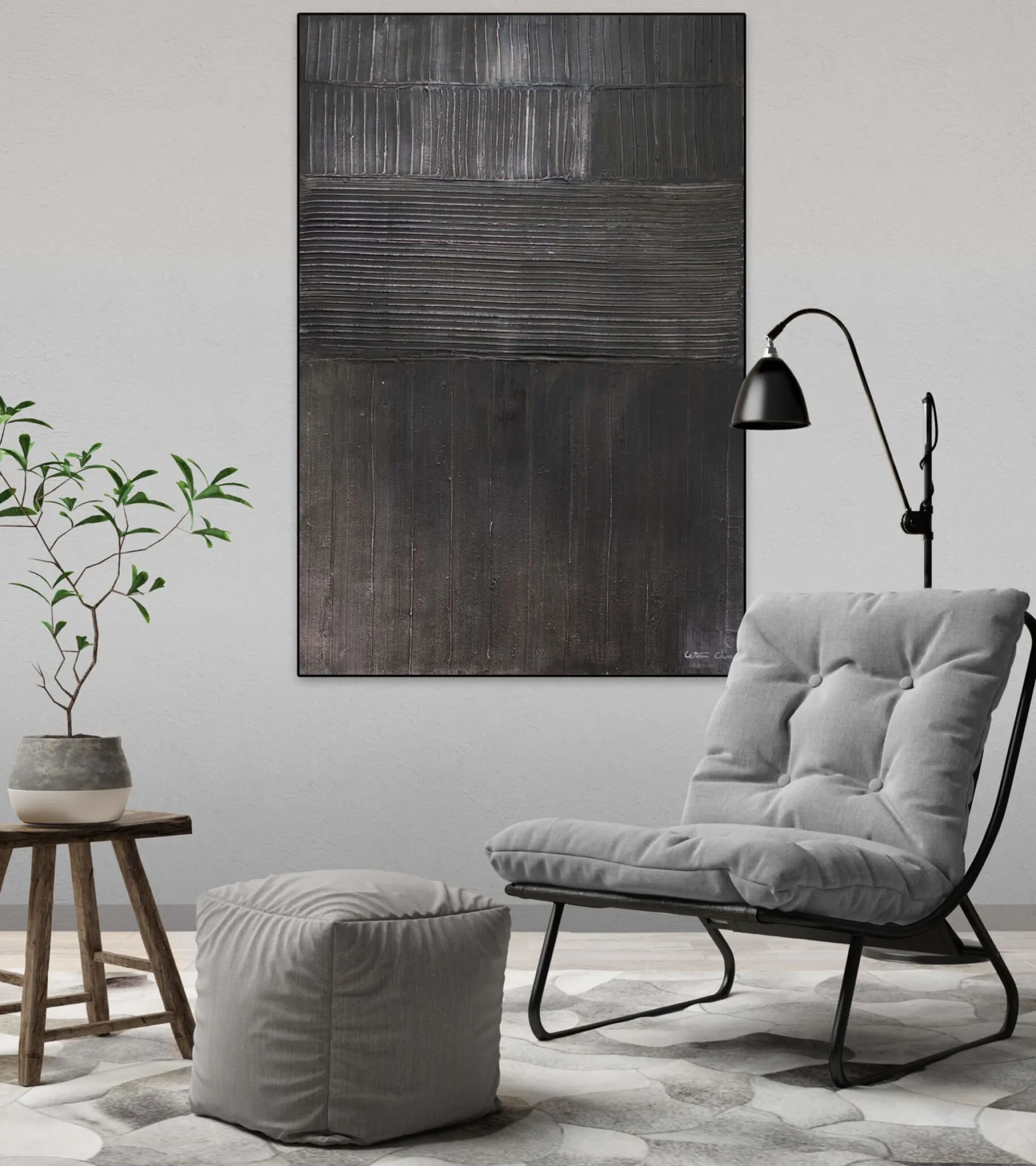 Handgemaltes Gemälde 'Streets of Hope' 80x120cm | inkl. Echtheitszertifikat