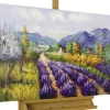 Handgemaltes Gemälde 'Streifen der süßen Erinnerung' 90x60cm | inkl. Echtheitszertifikat